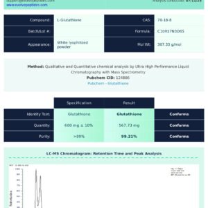 Alternative view of L-Glutathione 600 mg