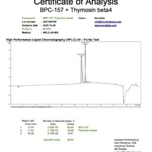 Alternative view of BPC-157 & TB-500 Blend 15/15 mg
