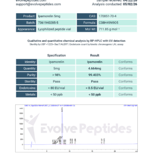 Alternative view of Ipamorelin 5 mg