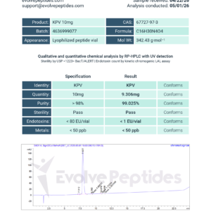 Alternative view of KPV 10 mg